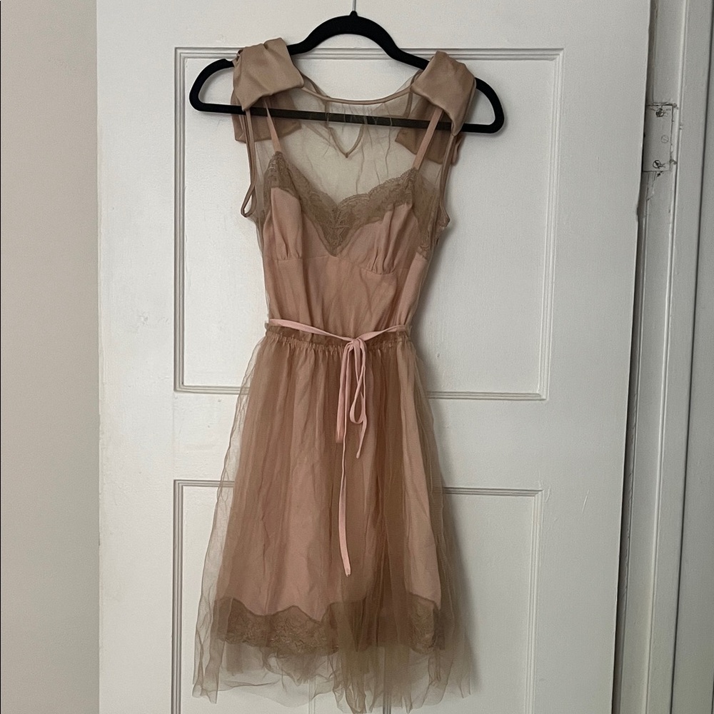 Rodarte x Target Pink Lace Dress (Size SMALL)